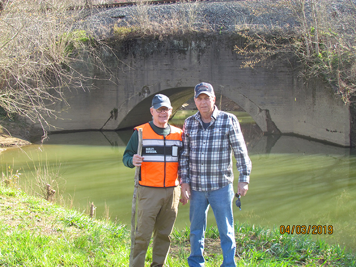 john fox steve valentine concrete structure beneath railroad