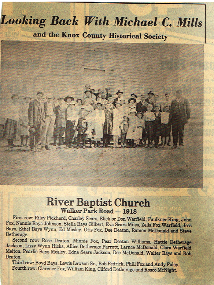 River Baptist Church 1918